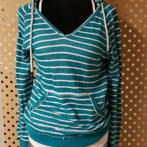 Sea colored roxy hoodie